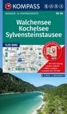 KOMPASS Wanderkarte 06 Walchensee, Kochelsee, Sylvensteinstausee 1:25.000