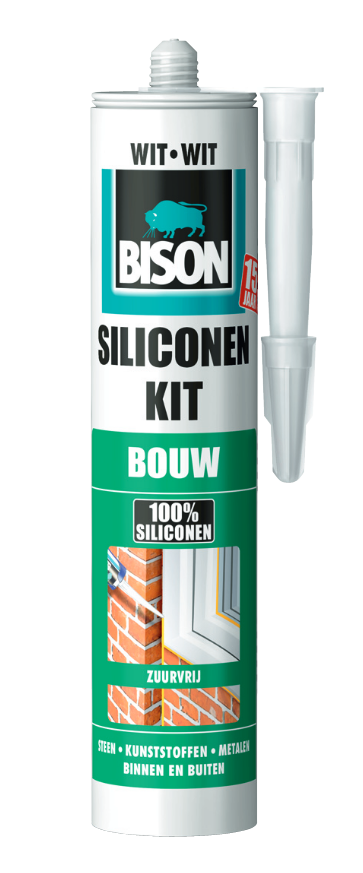 Bison Siliconenkit Bouw - 1491357
