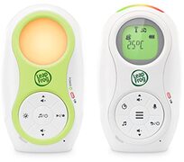 Leapfrog LeapFrog LF80 audio-babyfoon met twee batterijen, temperatuursensor, herinneringsfunctie, geluidsindicator, veilige melding, lang bereik, nachtlicht, stemopname