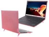 mCover Hard hoesje ALLEEN compatibel voor 2023-2024 14 inch Lenovo ThinkPad T14s Slim Gen 3 / Gen 4 Windows PC (met 180° scharnier, niet geschikt voor andere Lenovo-modellen) - roze
