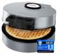 Croissantijzer croissantmaker croissant apparaat - Traploos instelbaar - Antiaanbaklaag - 1200 W - Zilver