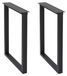 Set de 4 pieds de table de remplacement en bois