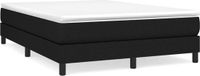 vidaXL Boxspring Bed - 160x200 cm - Zwart - Stof