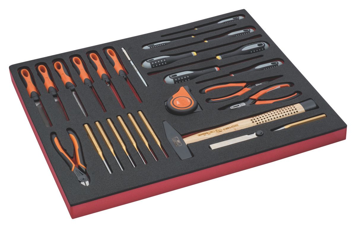 Bahco Foaminlay Fit&Go 3/3 met tangen | vijlen | schroevendraaiers en slaggereedschap - 27-delig - FF1A5011