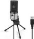 FIFINE USB Microfoon voor PC Gaming - Condensator Microfoon voor MAC PS4 PS5 - Podcast Microfoon met Standaard voor Streaming en Studio - Zilver
