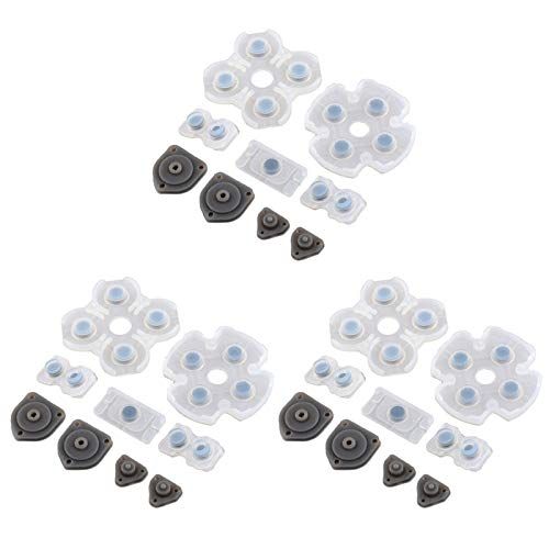 Onyehn 3 Set Siliconen Geleidende Rubber Pad Toetsenborden voor Sony Playstation 4 PS4 Controller voor Dualshock 4 Knoppen Reparatie Replacemet Deel