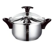 Royal Swiss® Snelkookpan – 6Liter Ø24 cm – PFAS-vrij – Pressure Cooker inductie – Zilver