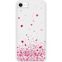 Apple iPhone 6 Confettis de coeurs rose Verstevigd hoesje met sublimatie bedrukking