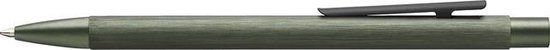 Faber-Castell NEO slim balpen - aluminium - olijfgroen - M