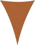 vidaXL Zonneschaduw Driehoekig 5 x 7 x 7 m 100% Polyester Oxford Oranje en bruin