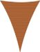 vidaXL Zonneschaduw Driehoekig 5 x 7 x 7 m 100% Polyester Oxford Oranje en bruin