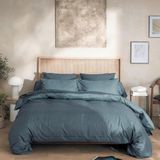 Dekbedovertrek Origin - Alban - Dekbedovertrek - Blauw - Microvezel - 140 x 200 cm