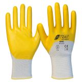 Nitras Gants 03405 blanc / jaune EN 388 EPI II 12 Taille 8