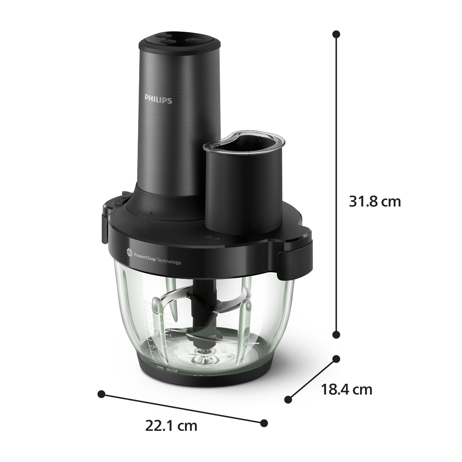 Philips 5000 series Hakmolen HR1507/00 - 450W - Zwart