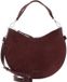 Coccinelle Leren schoudertas Sunup Handbag Suede Leather Berry
