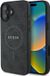 4G Ring Classic Logo Hoesje Geschikt voor iPhone 16 Plus - Back Cover Compatibel met MagSafe - Noir