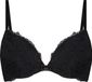 Hunkemöller Voorgevormde push-up beugel bh Marine Zwart B85