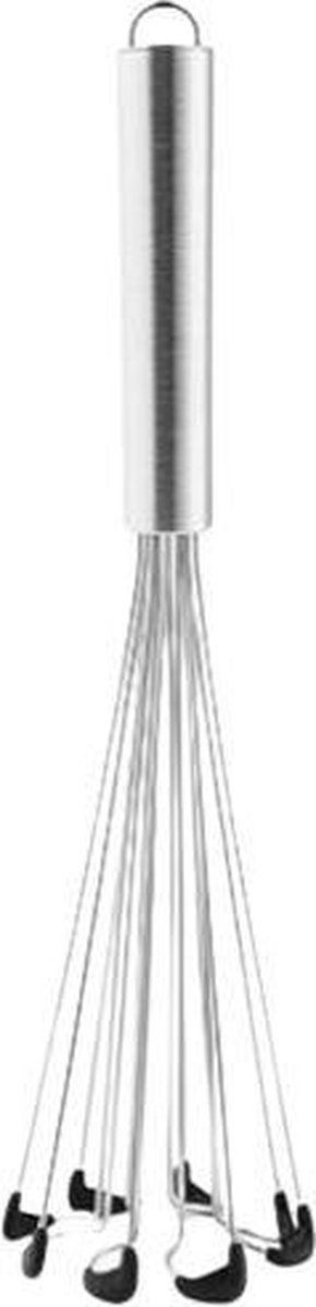 Eva Trio Keukengarde 25 x 6,7 cm RVS/Siliconen Zilver/Zwart