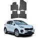 Omac Tapis De Sol Compatible Avec Kia Sportage IV 2015-2018 Noir Caoutchouc