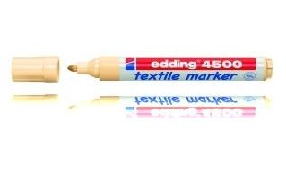 Edding Textielmarker e-4500 - Rood, Wit