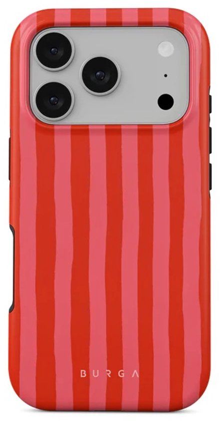 Burga Tough Backcover MagSafe geschikt voor iPhone 17 Pro - Pomegranate