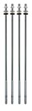 LP Latin Percussion Stemschroeven Braziliaans Repinique - LP3110, LP3112, 4 stuks, Chroom - LP3921