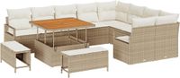 vidaXL Tuinbank Beige/ Crèmewit