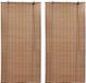 Prolenta Maison Exclusive - Stores Roulants En Bambou 2 Pcs Marron 120x220 Cm