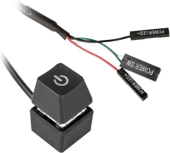Kolink KL-EXPWR Externe power-knop Zwart