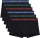HOM Heren retro short / pant 6 pack Tiago zwart