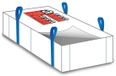 Boni-Shop GmbH SAC POUR PLAQUES pour amiante 260 x 125 x 30 cm capacité de charge 1000 kg #1 5 pièces