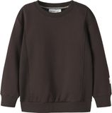 NAME IT Pull garçon NMMOMID LS NREG SWEAT BRU - Chocolate Plum - Taille 92