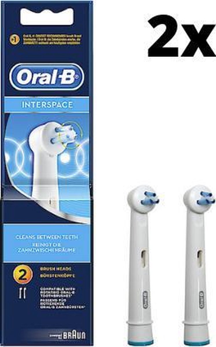 Oral-B Oral-B Interspace Opzetborstels - 2 x 2 stuks - Voordeelverpakking