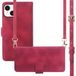 imoshion Bookcase met koord voor de Apple iPhone 15 - Rood