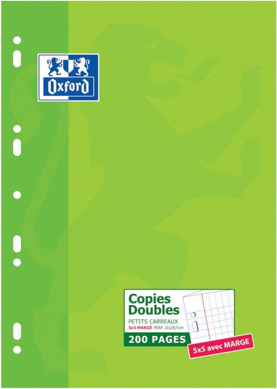 Oxford 100105678 schrijfblok & schrift A4 Groen