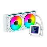 ABYSM Gaming Ocean 240 White ARGB vloeistofkoeling met 7,1 cm (2,8 inch) LCD-display