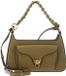 Coccinelle Beat Grained Leather Handbag Seagrass