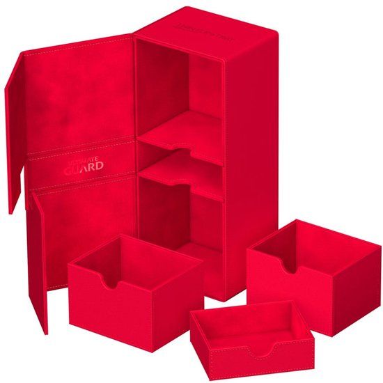 Ultimate Guard Twin Flip'n'Tray 266+ Xenoskin - Red