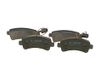 Bosch BP1854 Remblokken auto achteras Bosch kwaliteit - minder geluid en stof - ECE-R90 gecertificeerd, kopervrij, 1 set van 4 pads
