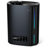 AROEVE Luchtbevochtiger, 6 l, diffuser voor etherische oliën, ultrasone luchtbevochtiger, topvulling voor kinderen, planten, tot 60 uur looptijd, intelligente vochtcontrole, stil, zwart