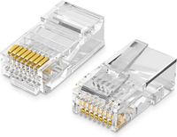 Ugreen - 100x - RJ45 stekkeruiteinden - UTP Cat.5/5e - Transparant