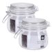 Excellent Houseware 30x stuks opslagpotten/weckpotten van glas met klem beugel deksel en afsluitring met inhoud 500 ML - Voedsel inmaken/bewaren