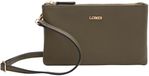 L.CREDI Ella Crossbody tas 24 cm - Dames - Dennengroen