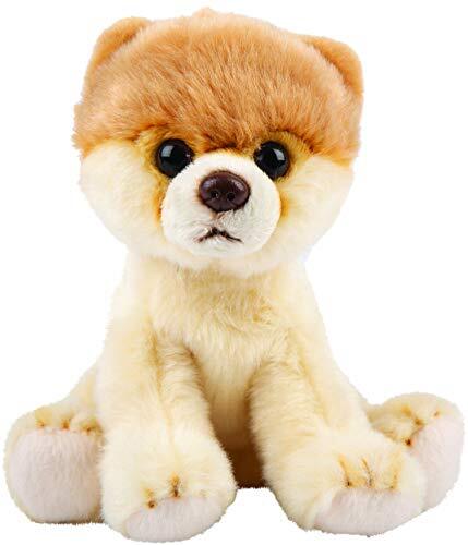 Suki Gifts 12131 natuurgetrouwe Pomeranian Dwergspitz knuffeldier, meerkleurig