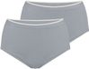Sloggi Women GO Sense Highwaist (2-pack) - dames slip - grijs