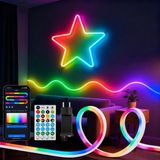 Aigostar 103U4 - RGBIC LED Strip 5 meter - IP44 - Slimme LED Verlichting met App & Afstandsbediening