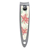 PLIC BEAUTY Nagelknipper Savane Manicure Roestvrij Staal Afgeronde Uitloop Bloemendesign
