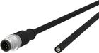 METZ CONNECT 142MDA10020 - 2 m - M12 - Male - Black - Polyurethane (PUR) Cable