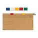 Elba kleurrijders PVC wit voor hangmappen, 25 stuks