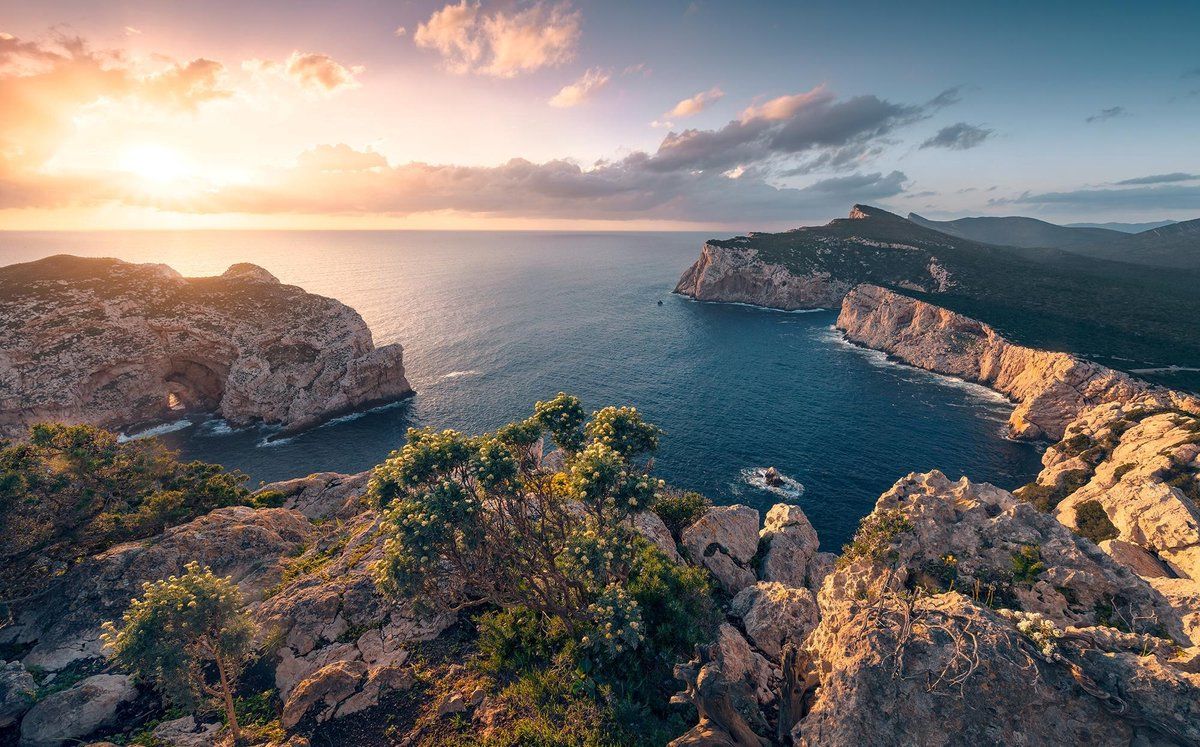 KOMAR Mediterranes Spektakel Vlies Fotobehang 450x280cm 9-banen